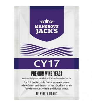 Mangrove Jacks CY17 wine yeast 8g