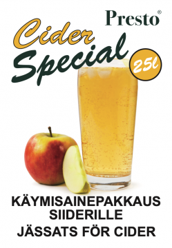 Cider Special käymisaineet