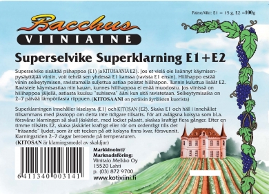 Bacchus Superselvikepakkaus 120g