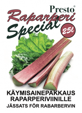 PRESTO RAPARPERI Special jässats för rabarbervin