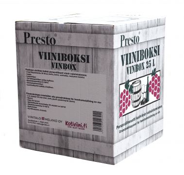 PRESTO Vinbox vinbryggningsset med två jäskärl