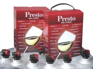 BAG IN BOX 6 x 3L set PRESTO