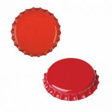 Crown cap 29 mm 50 pcs RED