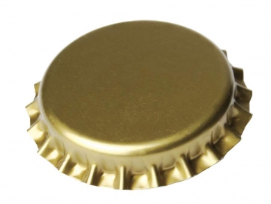 Crown cap 29 mm 50 pcs GOLD