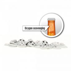 Oxygen scavenging caps 26mm OS FOOTBALL WC 100 pcs