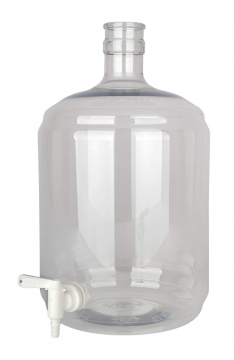 Käymispullo PET 12 L hanalla 5/16''-7/16''