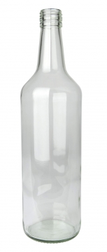 Bottle 1L clear Aperitif with screw cap