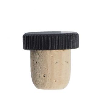 T-shaped cork stopper w/ plastic cap 10pcs