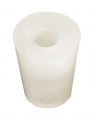 Silicone bung 44/36 mm, 9 mm hole