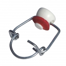 Flip-top cap small plastic w/ rubber seal
