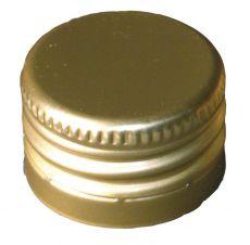 Screw cap gold 28x18mm 10pcs