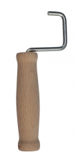 Muselet tool for champagne bottles wooden handle