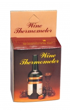 Termometer för vinflaska, koppar
