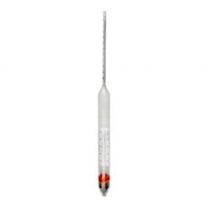 Beer hydrometer 0-10° Plato + thermometer