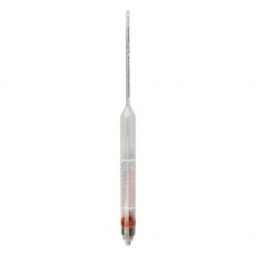 Beer hydrometer 0-10° Plato + thermometer