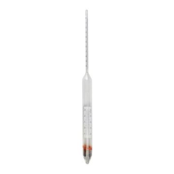 Ölhydrometer 10-20° Plato + termometer