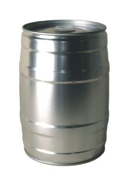 Steel keg 5L w/o rubber bung