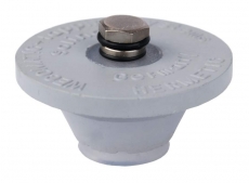 Rubber bung w/ safety valve  for 5L steel keg