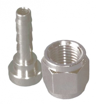 Hose barb + nut for Ball Lock (Corny)