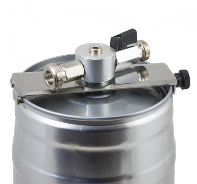 Adapter for tap system to 5L steel keg