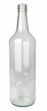 Bottle 1L clear Aperitif without screw cap