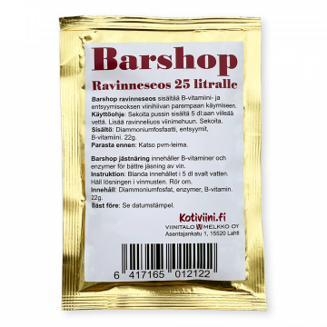 Barshop Hiivaravinneseos 22g