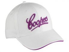 Coopers  Cap White Purple