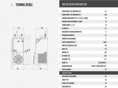 CWP 100 Green Line 3xcoil