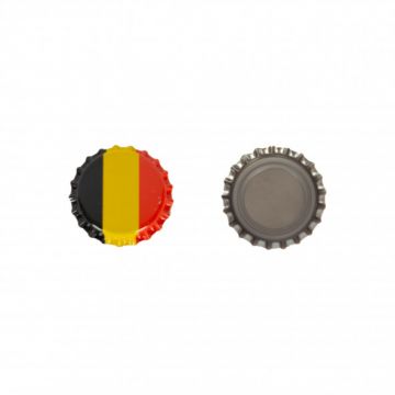 Hapensyöjäkorkki 26mm 100kpl BELGIAN FLAG