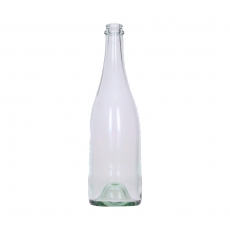 Champagne bottle clear 0,75L w/o cork