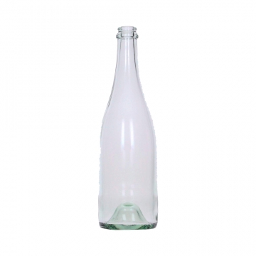 Champagne bottle clear 0,75L w/o cork