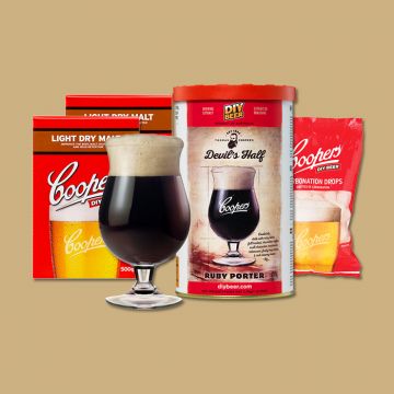 COOPERS TC Devil's Half Ruby Porter - Receptpaket