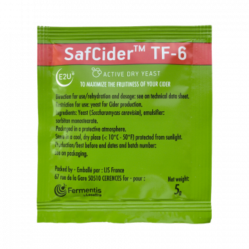 SafCider TF-6 5g cider yeast