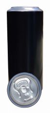 Beer can 500ml Black Alu