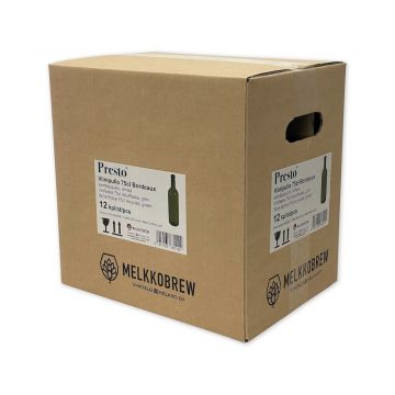 Vinflaska grön Bordeaux 0,75L 12st